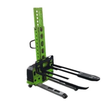 500 kg nominal yuk ko'tarish quvvati o'z-o'zidan yuklanadigan elektr stacker